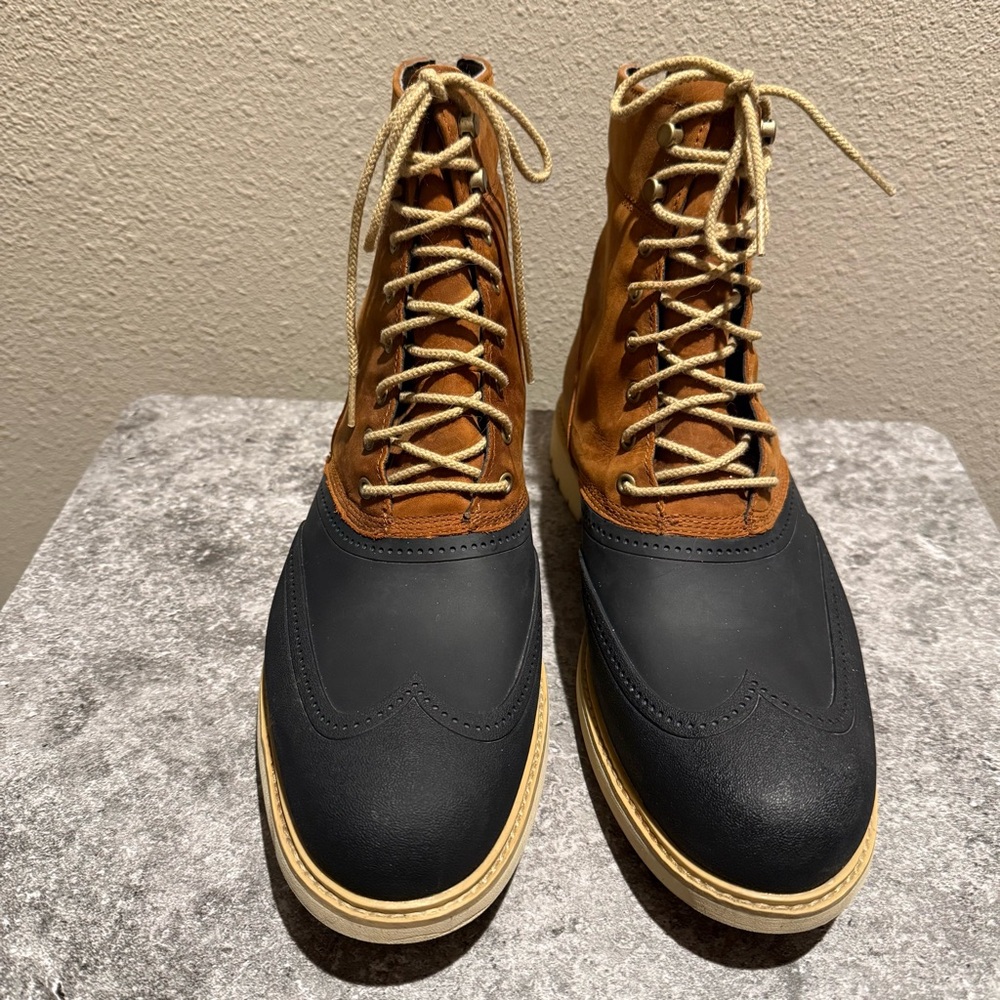 Timberland Men’s Stormduck Waterproof Leather Lace Up Wingtip Boots Size 11